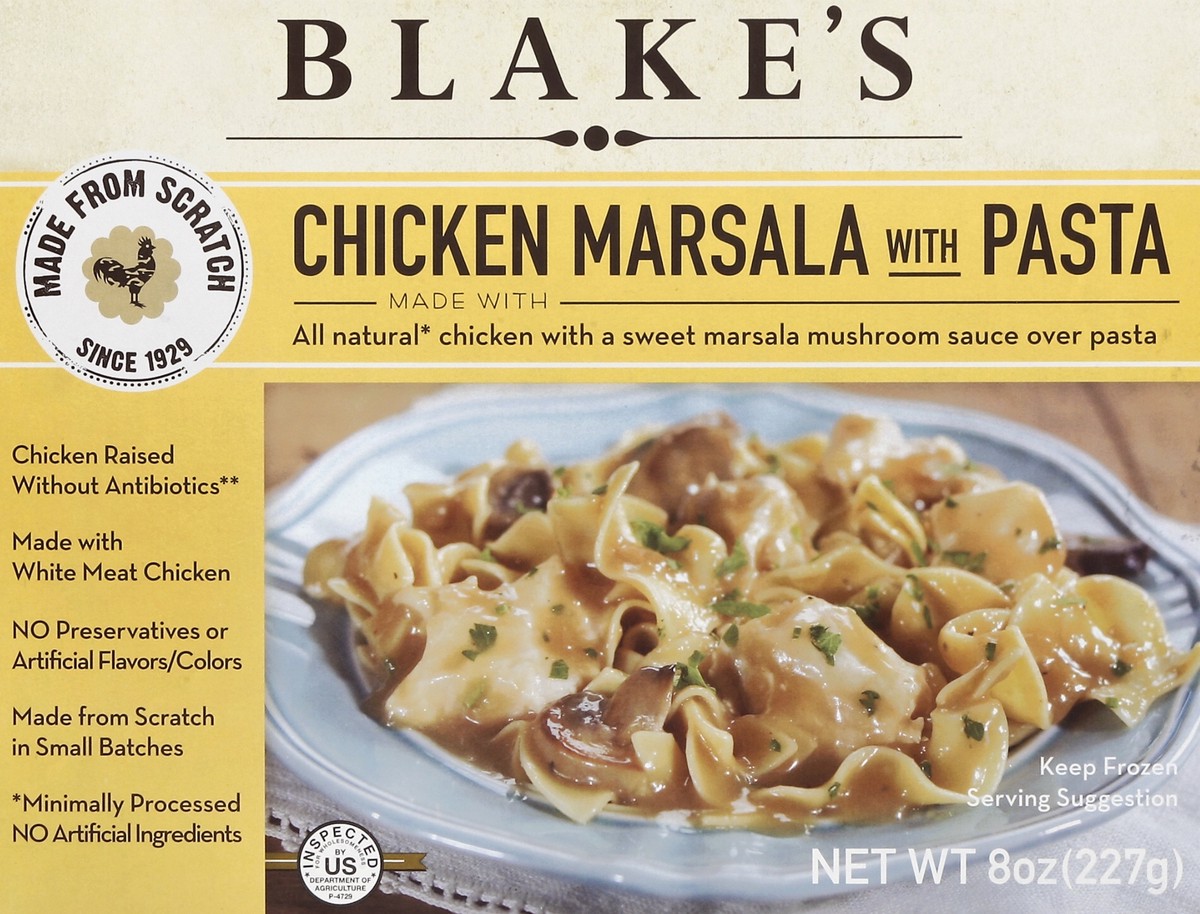 slide 4 of 4, Blake's Chicken Marsala With Pasta, 8 oz