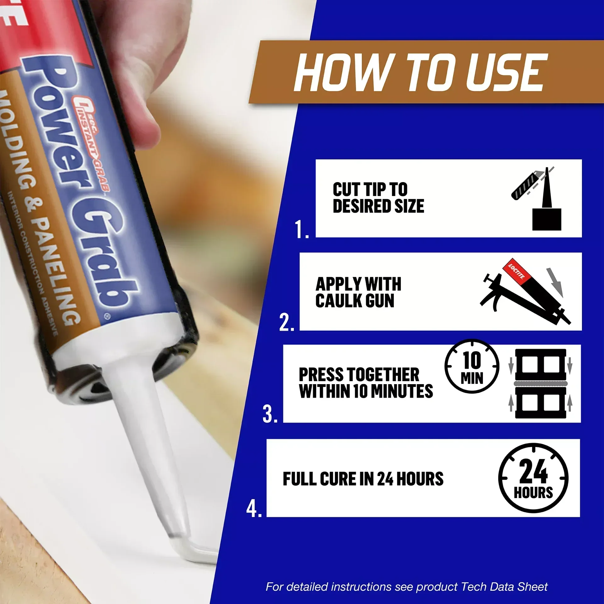 slide 2 of 6, Power Grab Adhsv M&P9Oz, 1 ct