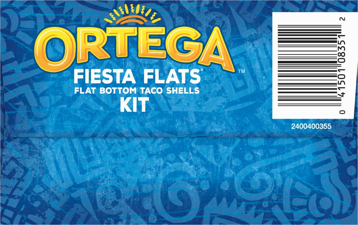 slide 9 of 9, Ortega Fiesta Flats Flat Bottom Taco Shells Kit 9.6 oz, 9.6 oz