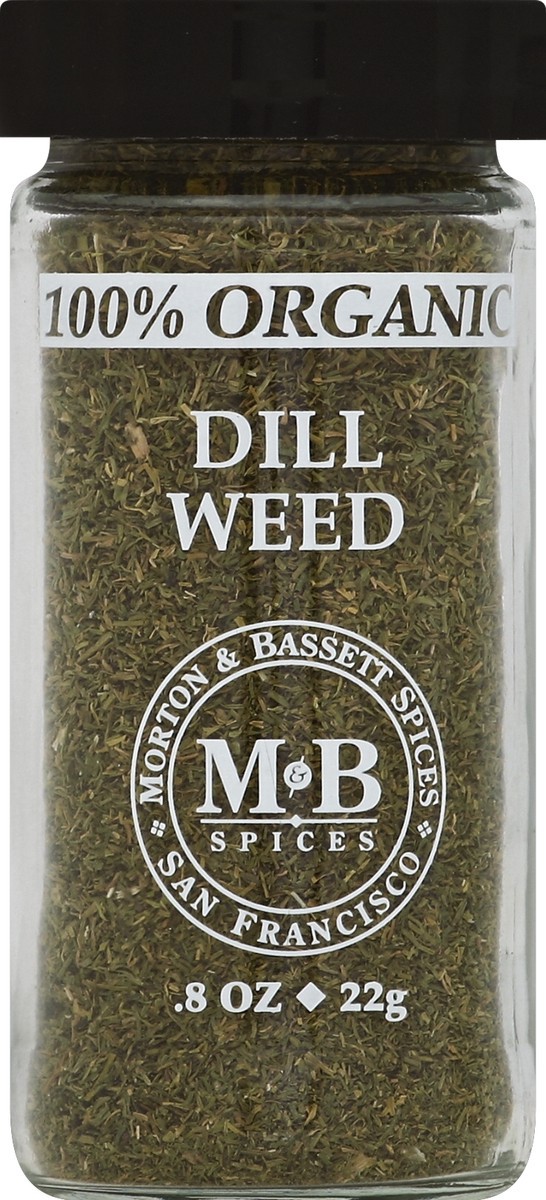 slide 2 of 2, Morton & Bassett Dill Weed, 100% Organic, 0.8 oz