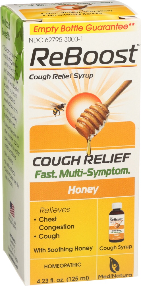 slide 1 of 1, ReBoost Cough Relief Syrup 4.23 oz, 4.23 oz