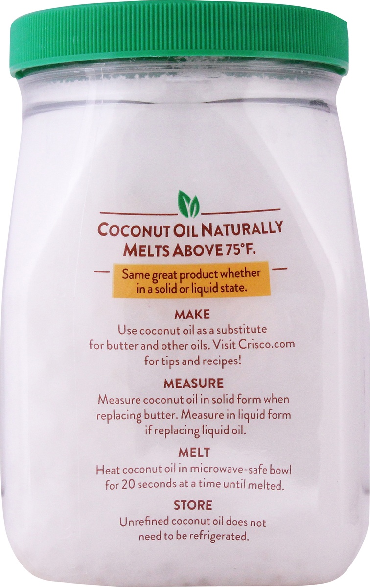 slide 5 of 9, Crisco Coconut Oil, 27 fl oz