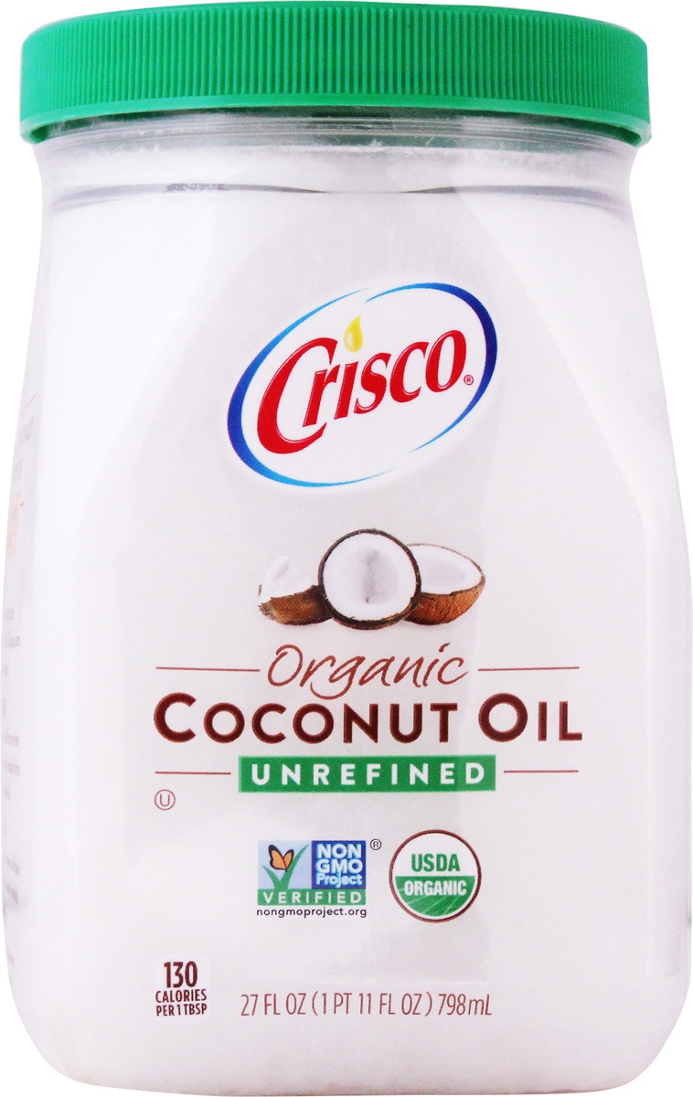 slide 7 of 9, Crisco Coconut Oil, 27 fl oz