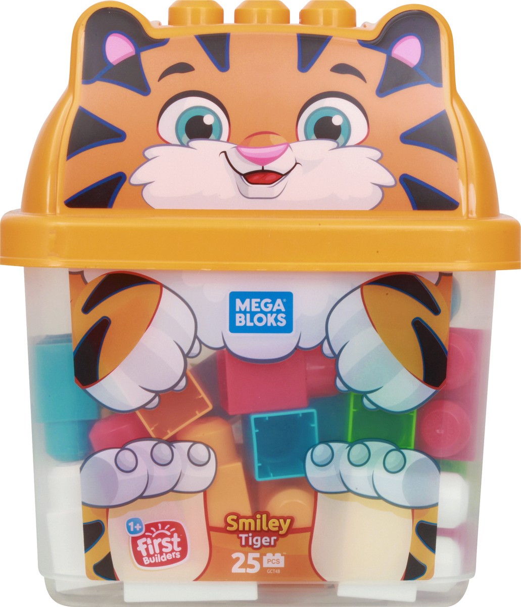 slide 8 of 10, Mega Bloks Fisher-Price 1+ First Builders Smiley Tiger Blocks 1 ea, 1 ea