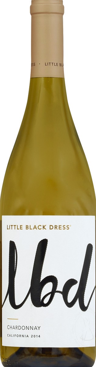 slide 1 of 3, Little Black Dress Chardonnay 750 ml, 750 ml