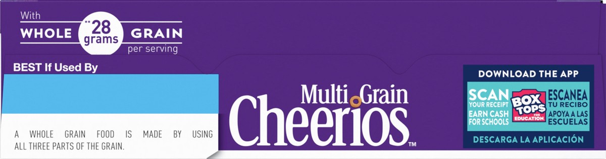 slide 9 of 9, Cheerios Multi Grain Cheerios Heart Healthy Cereal, 9 OZ Cereal Box, 9 oz