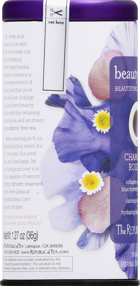 slide 4 of 12, The Republic of Tea Beauty Sleep Tea - 36 ct, 36 ct