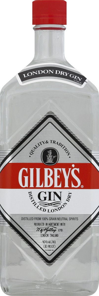 slide 2 of 2, Gilbey's Distilled London Dry Gin 750 ml, 750 ml