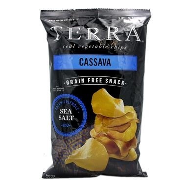 slide 1 of 1, Terra Sea Salt Cassava Chips, 4.2 oz