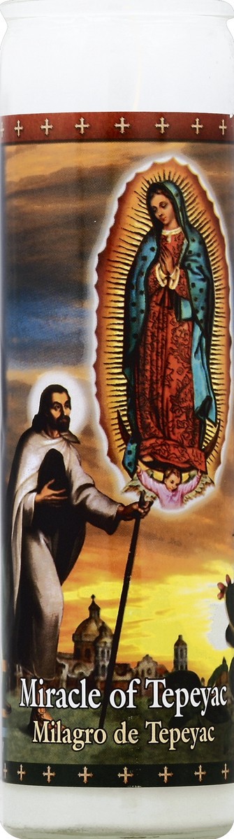 slide 2 of 2, St. Jude Milagro De Tepeyac Miracle Of Tepeyac Candle, 1 ct