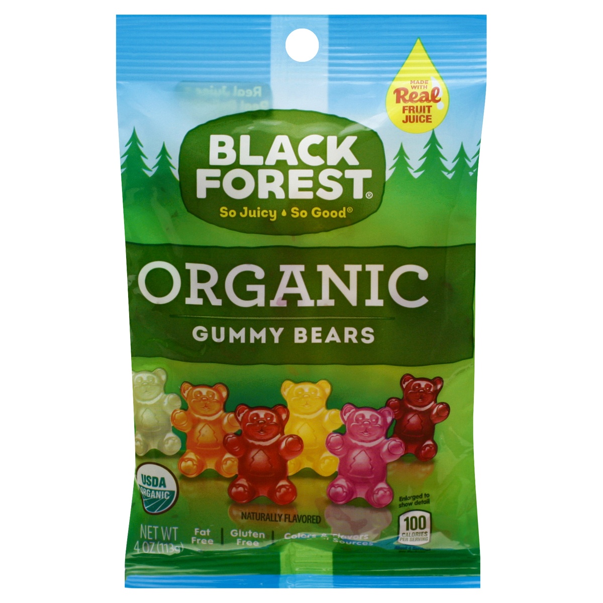 slide 1 of 2, Black Forest Organic Bears Peg, 4 oz