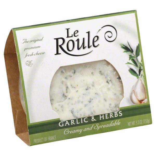 slide 1 of 4, Le Roulé Le Roule Garlic Herb Slice, 5.3 oz