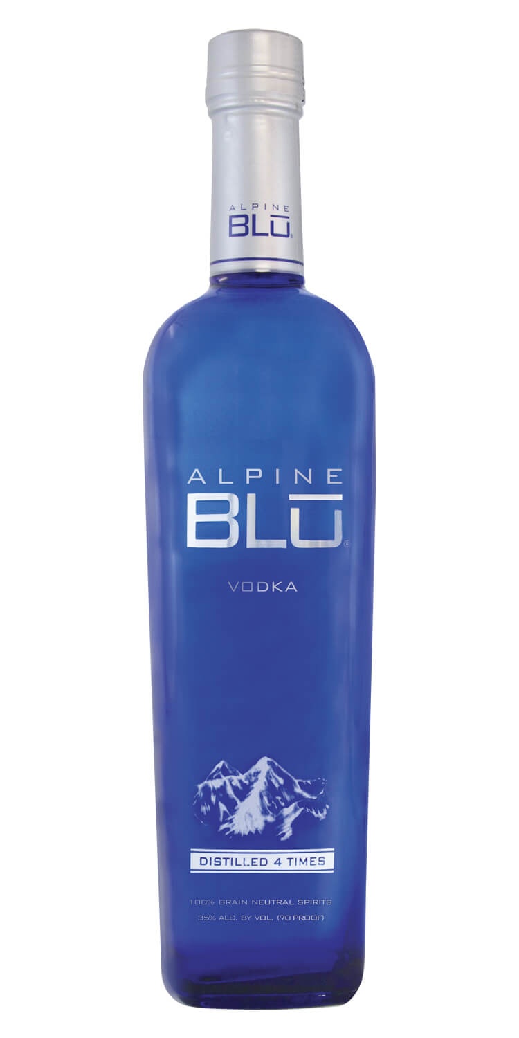 slide 1 of 1, Alpine Blu Vodka, 750 ml