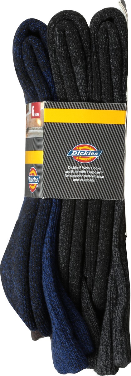 slide 5 of 9, Dickies Dri Tech Moisture Control Crew Sock, 6 ct