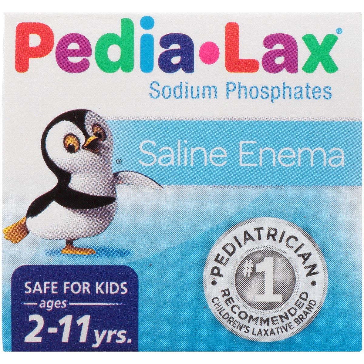 slide 10 of 10, Pedia-Lax Laxative Saline Enema for Kids, Ages 2-11, 2.25 fl oz, 2.25 fl oz