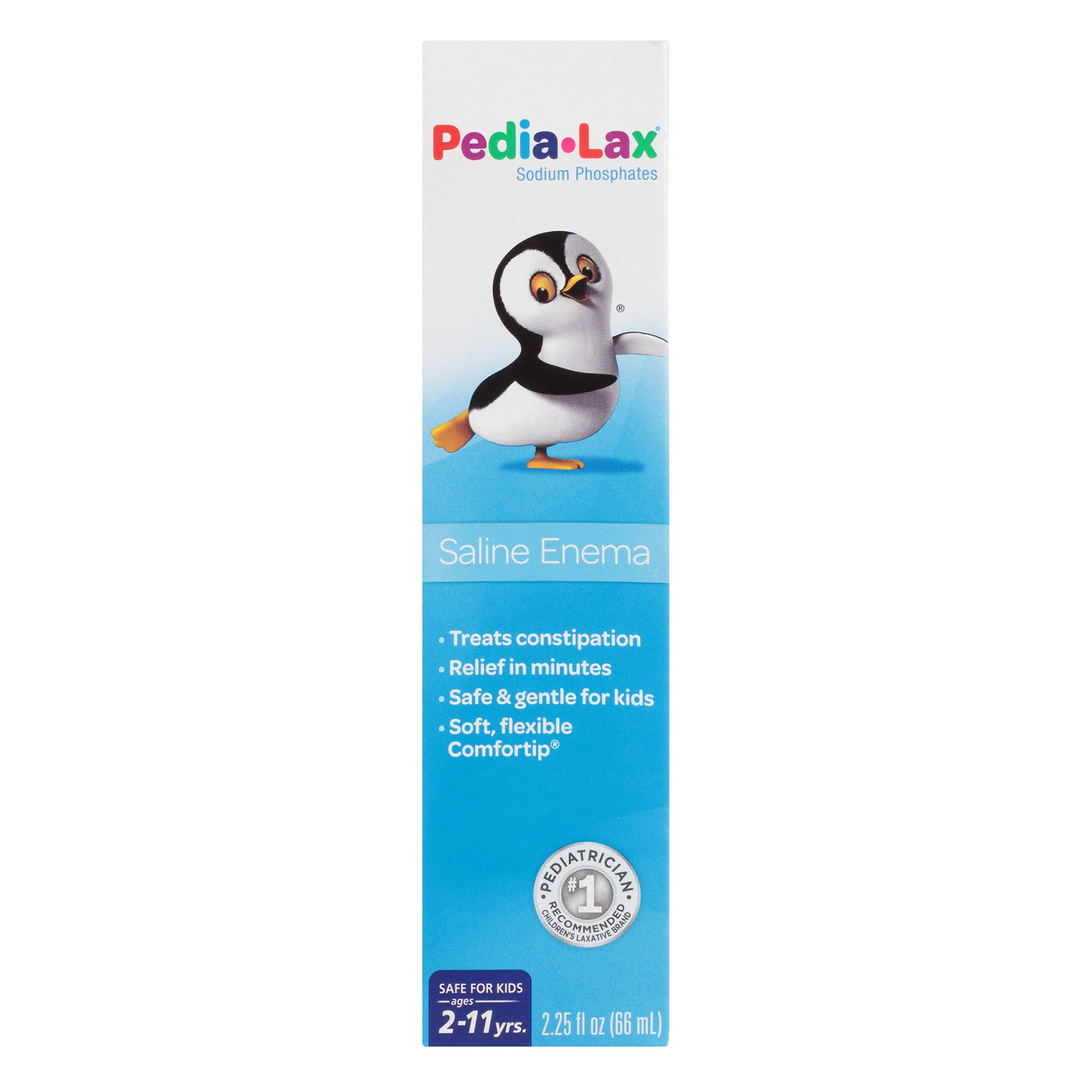 slide 1 of 10, Pedia-Lax Laxative Saline Enema for Kids, Ages 2-11, 2.25 fl oz, 2.25 fl oz