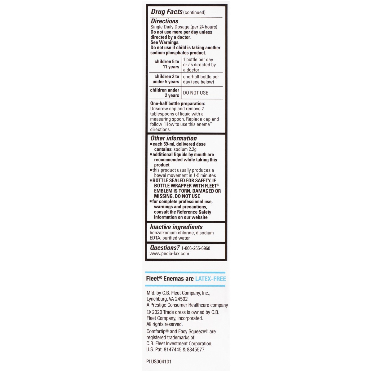 slide 4 of 10, Pedia-Lax Laxative Saline Enema for Kids, Ages 2-11, 2.25 fl oz, 2.25 fl oz