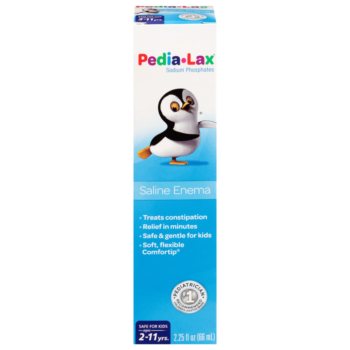 slide 8 of 10, Pedia-Lax Laxative Saline Enema for Kids, Ages 2-11, 2.25 fl oz, 2.25 fl oz