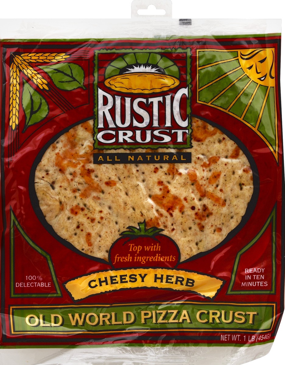 slide 2 of 3, Rustic Crust Pizza Crust 1 lb, 16 oz