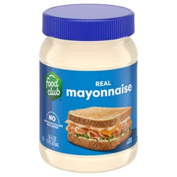Food Club Real Mayonnaise 16 fl oz