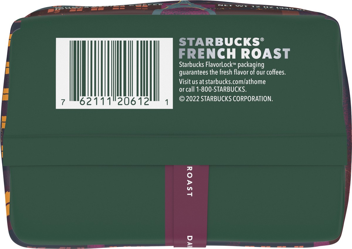 slide 8 of 9, Starbucks Whole Bean Coffee, Dark Roast Coffee, French Roast, 100% Arabica, 1 bag (12 oz), 12 oz