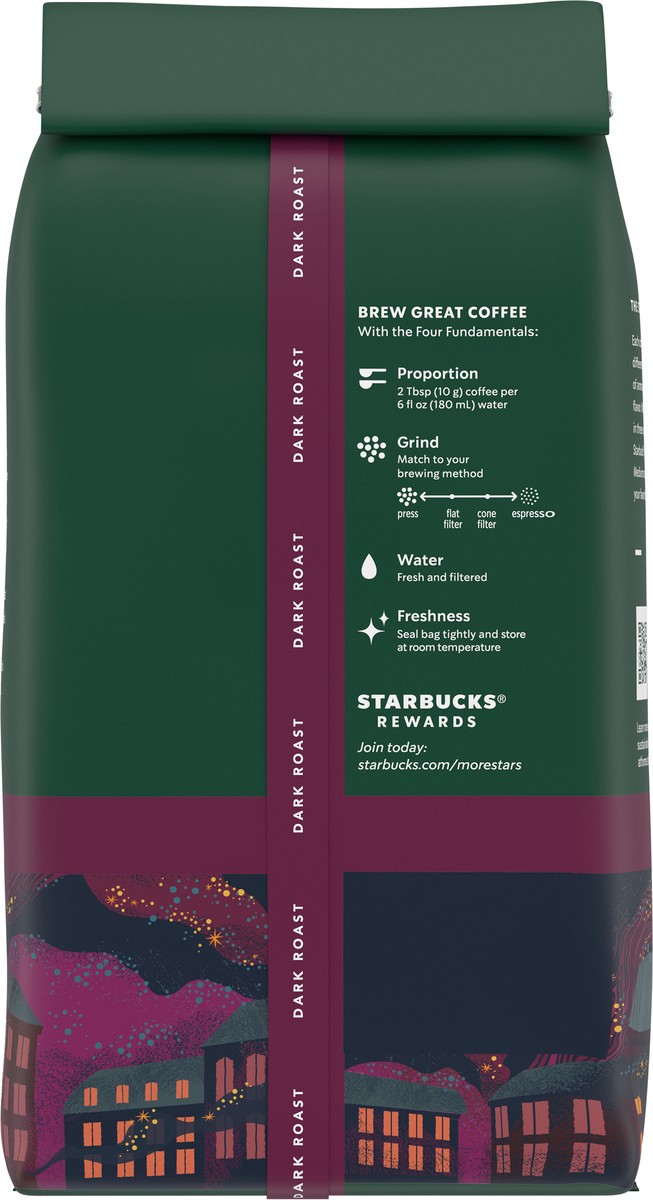 slide 7 of 9, Starbucks Whole Bean Coffee, Dark Roast Coffee, French Roast, 100% Arabica, 1 bag (12 oz), 12 oz