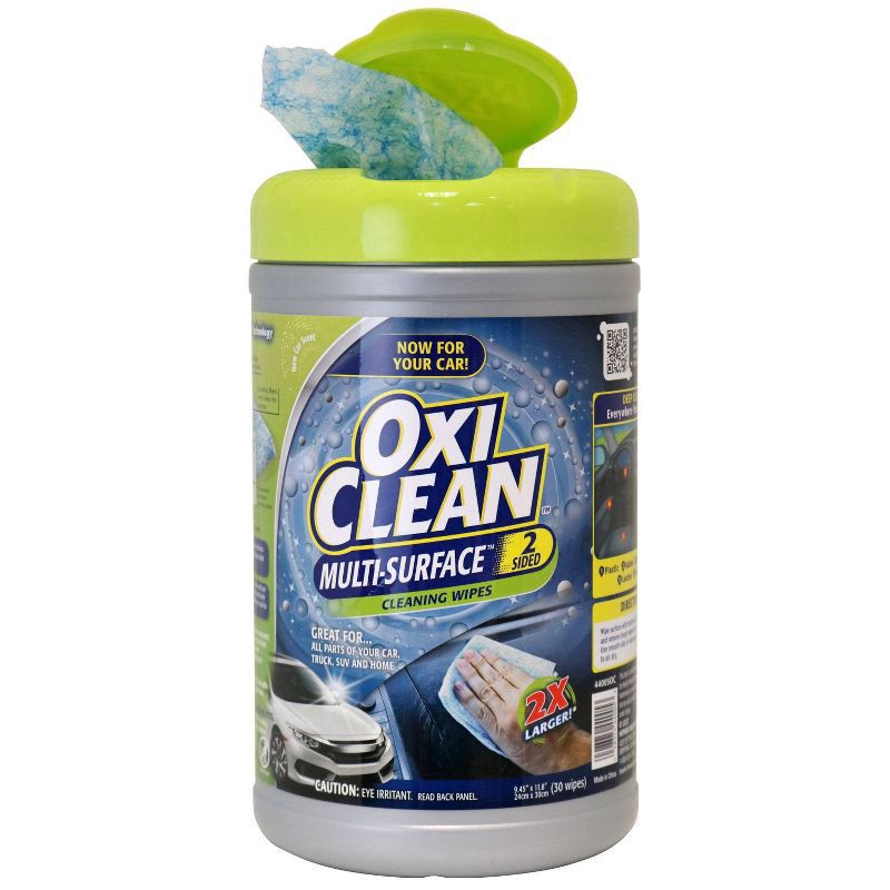 slide 1 of 1, Oxi-Clean OxiClean Duo Wipes, 30 ct