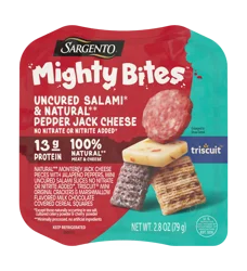 Sargento Mighty Bites Uncured Salami & Pepper Jack Cheese - 2.8 oz