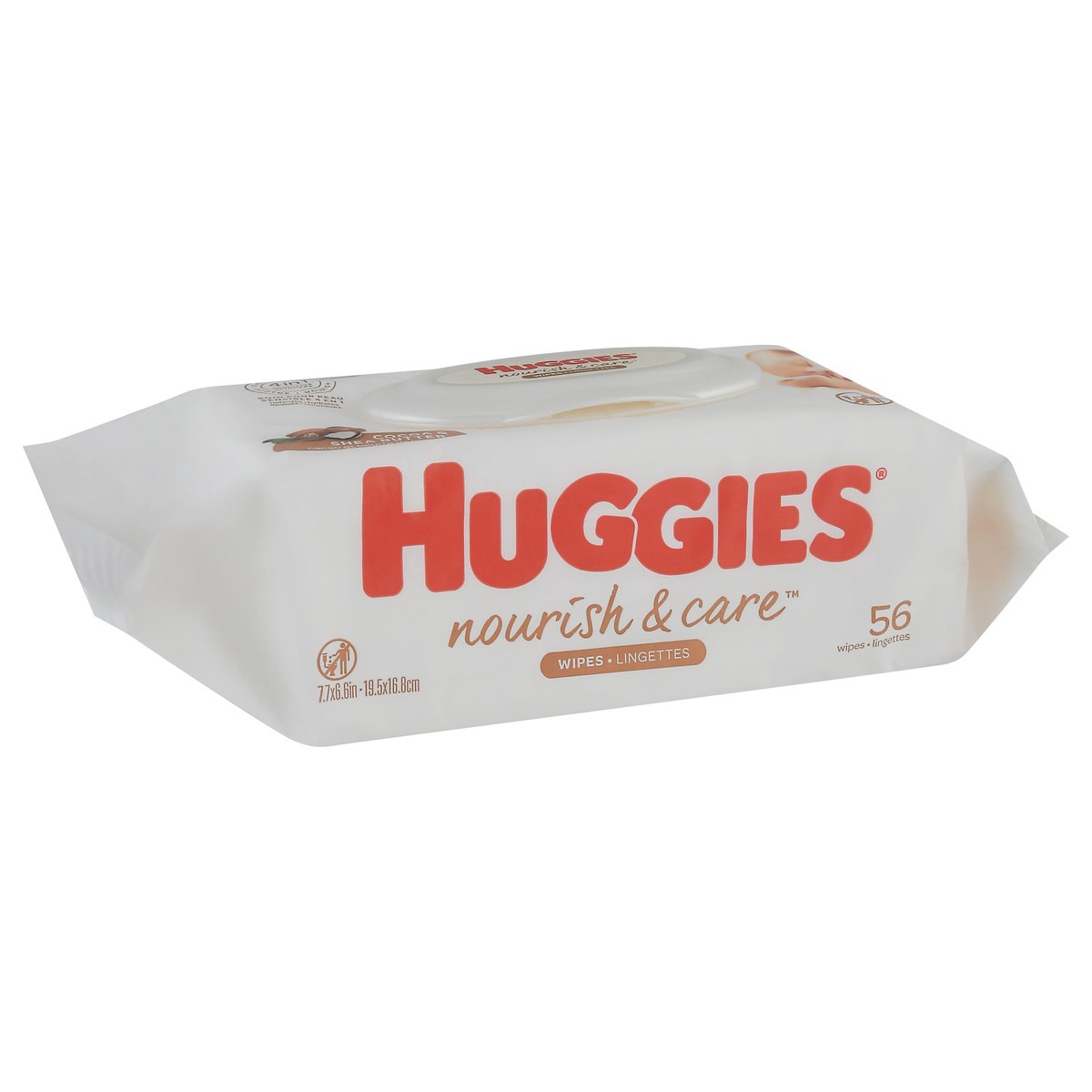slide 6 of 10, Huggies Nourish & Care 4 In 1 Sensitive Skin Care Cocoa & Shea Butter Wipes 56 ea, 56 ct