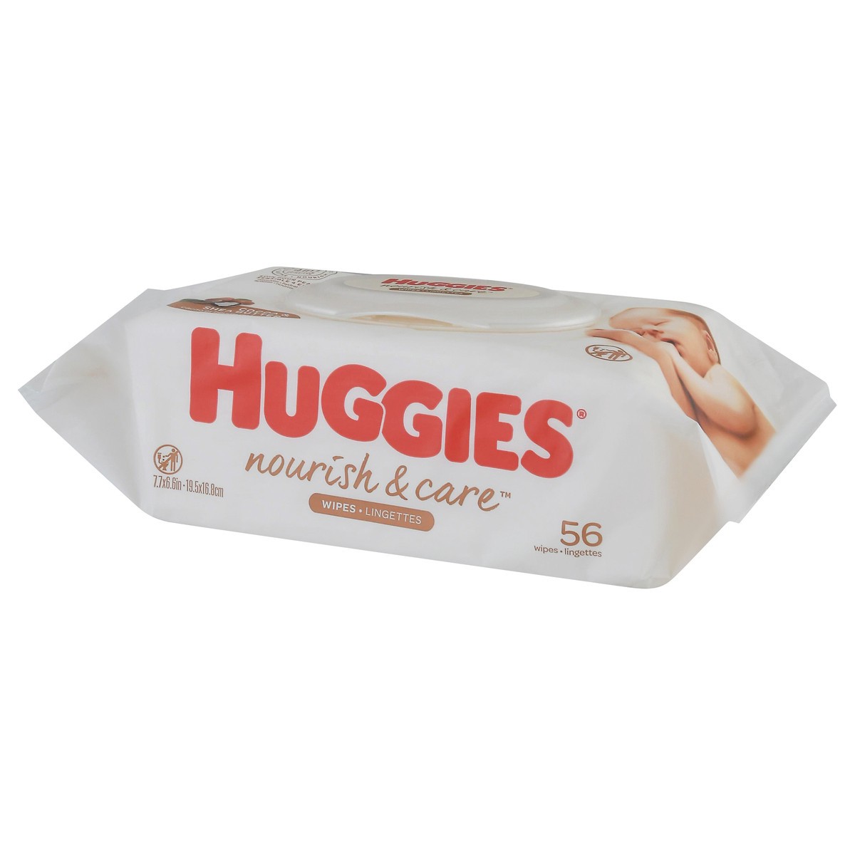 slide 9 of 10, Huggies Nourish & Care 4 In 1 Sensitive Skin Care Cocoa & Shea Butter Wipes 56 ea, 56 ct