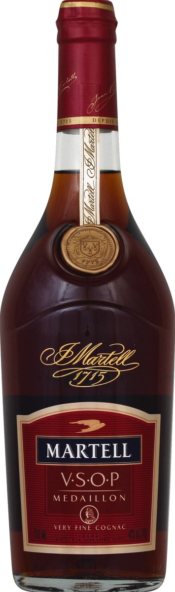 slide 2 of 2, Martell Cognac VSOP, 750 ml