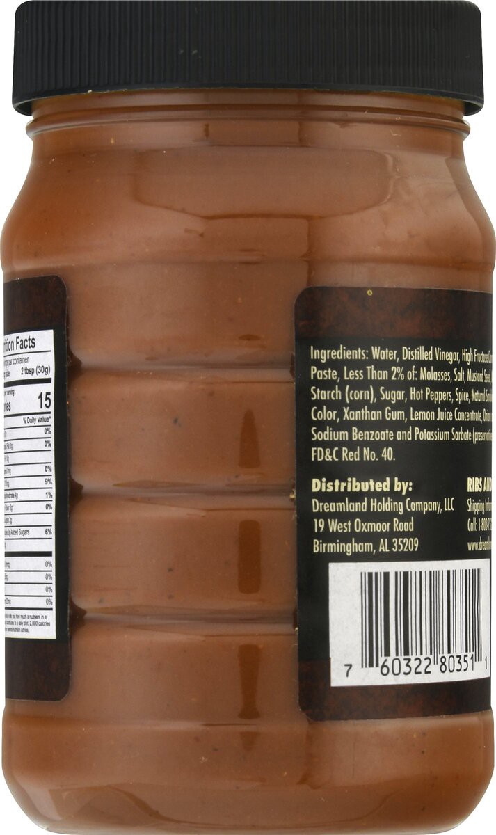 slide 8 of 13, Dreamland Bar-B-Q Bbq Sauce, 16 oz