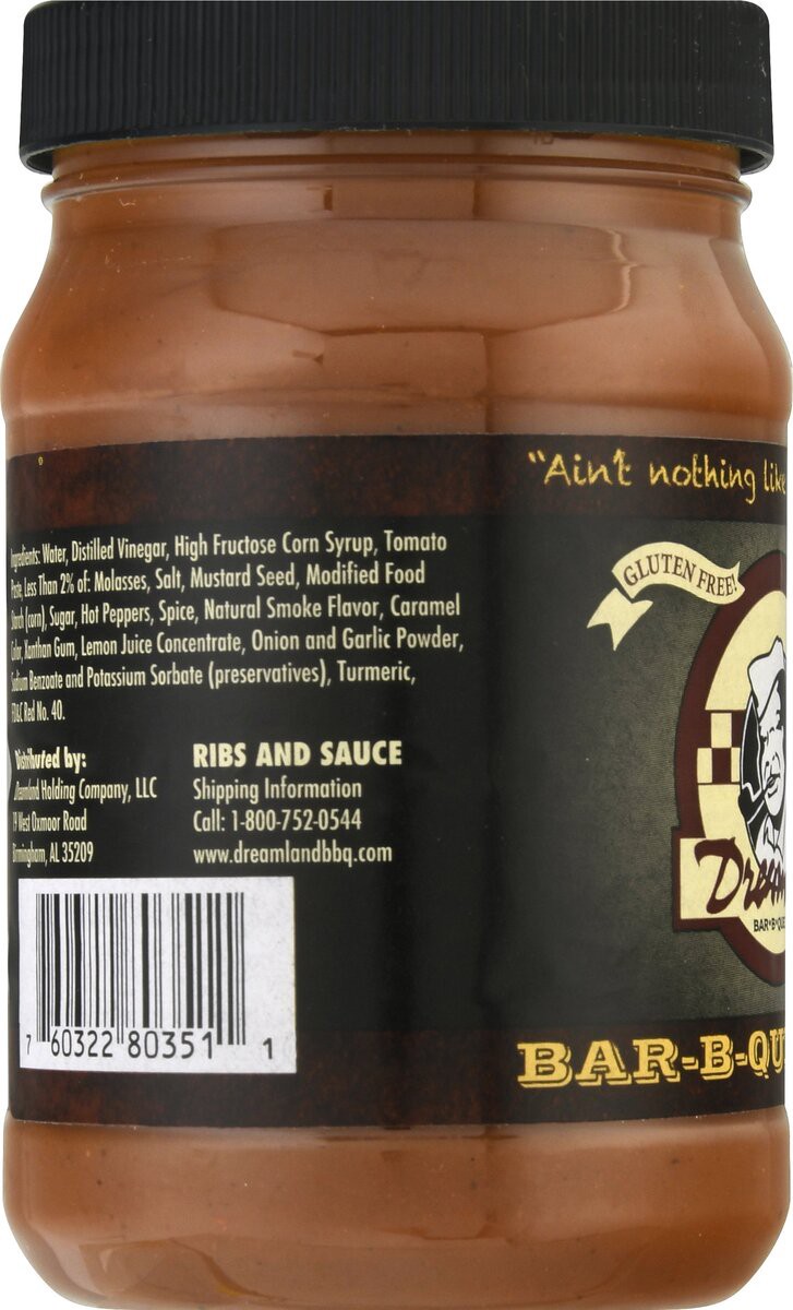 slide 6 of 13, Dreamland Bar-B-Q Bbq Sauce, 16 oz