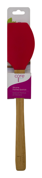 slide 1 of 1, Good Cook Bamboo & Silicone Spatula, 1 ct