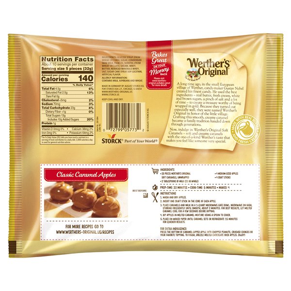 slide 7 of 17, Werther's Original Soft Caramels 10.8 oz, 10.8 oz