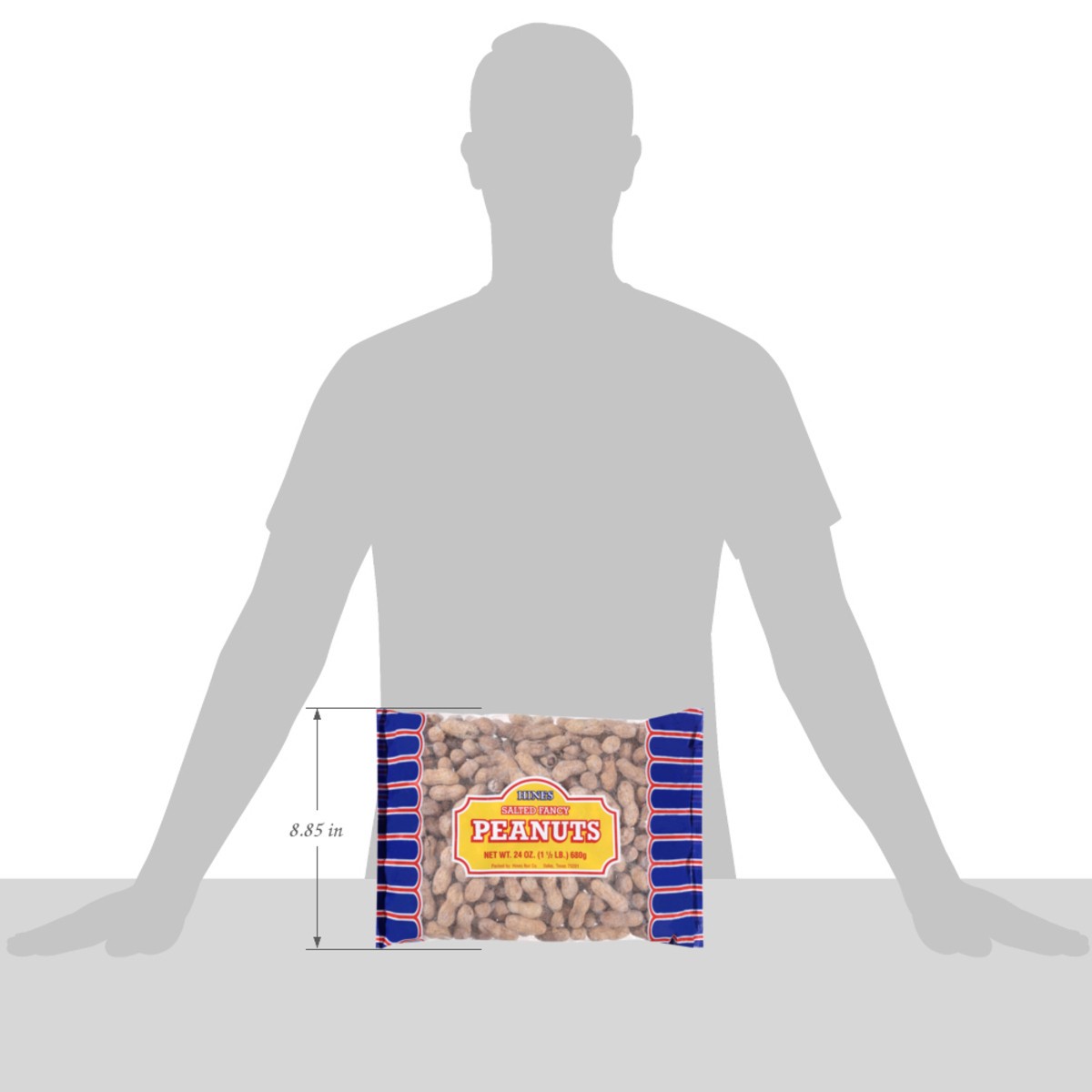 slide 6 of 14, Hines Salted Fancy Peanuts 24 oz, 24 oz