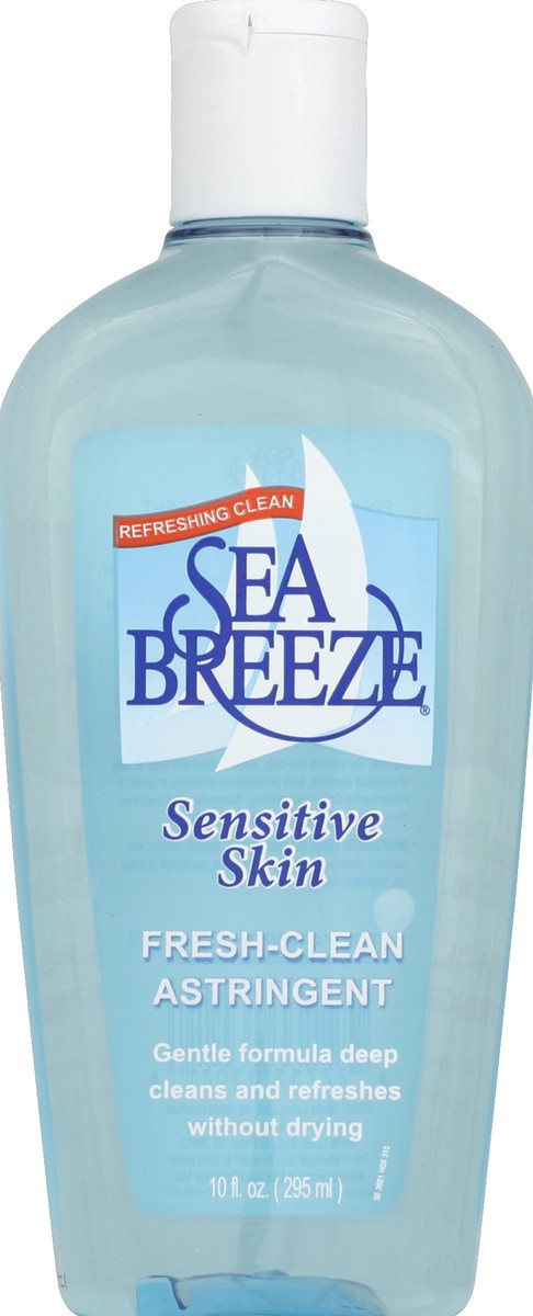 slide 2 of 3, Sea Breeze Sensitive Skin Fresh Clean Astringent, 10 fl oz