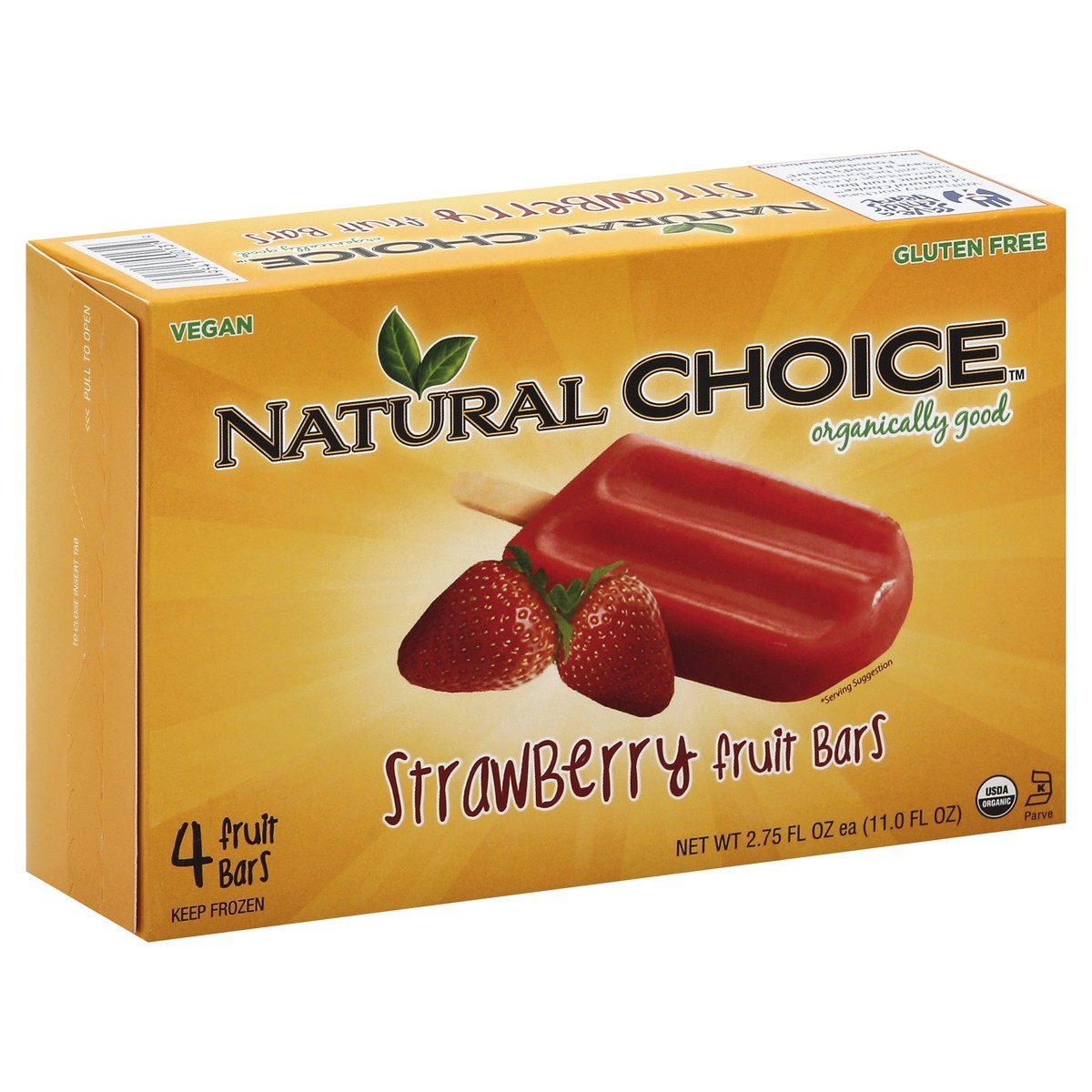 slide 2 of 5, Natural Choice Fruit Bars 4 ea, 4 ct