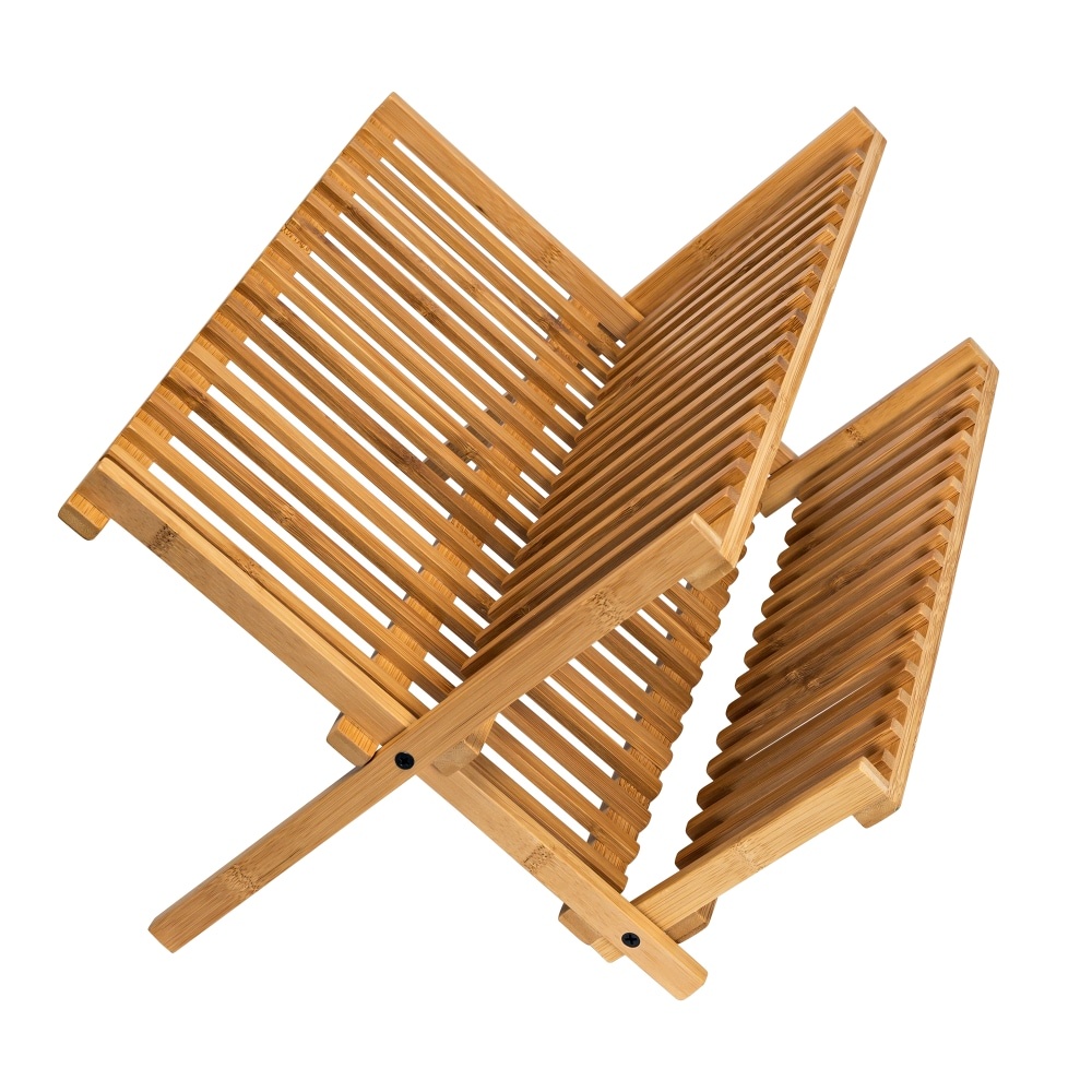 slide 1 of 1, Honey-Can-Do Bamboo Drying Rack - Brown, 1 ct