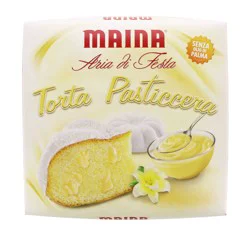 Maina Panettoni Naturally Leavened Oven Baked Cake Orange Custard Flavouring Filling - 400 gram