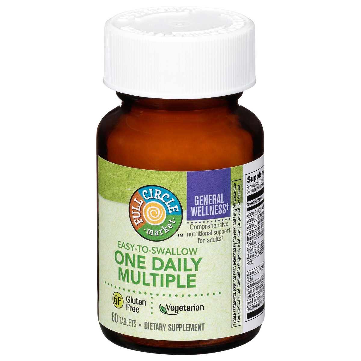 slide 9 of 15, Full Circle Market One Daily Multiple 60 Tablets, 60 ct