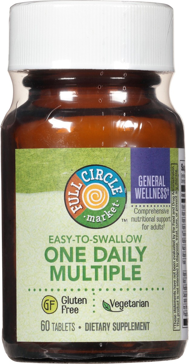 slide 10 of 15, Full Circle Market One Daily Multiple 60 Tablets, 60 ct