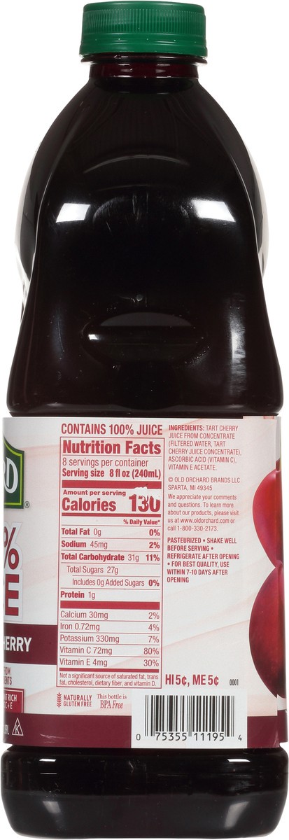 slide 12 of 12, Old Orchard 100% Tart Cherry Juice - 64 oz, 64 oz