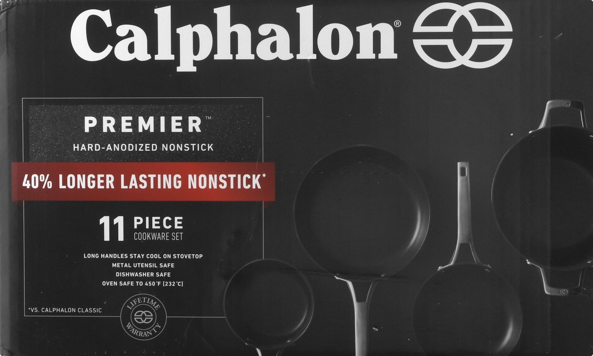 slide 10 of 11, Calphalon Premier Hard-Anodized Nonstick 11 Piece Cookware Set 1 ea, 1 ct