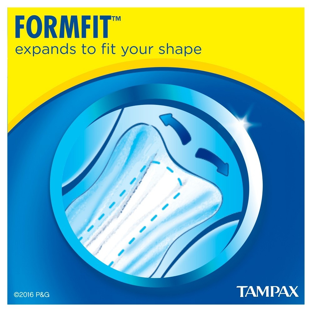 slide 7 of 11, Tampax Anti-Slip Grip Cardboard Applicator Regular Absorbency Tampons, 40 ct