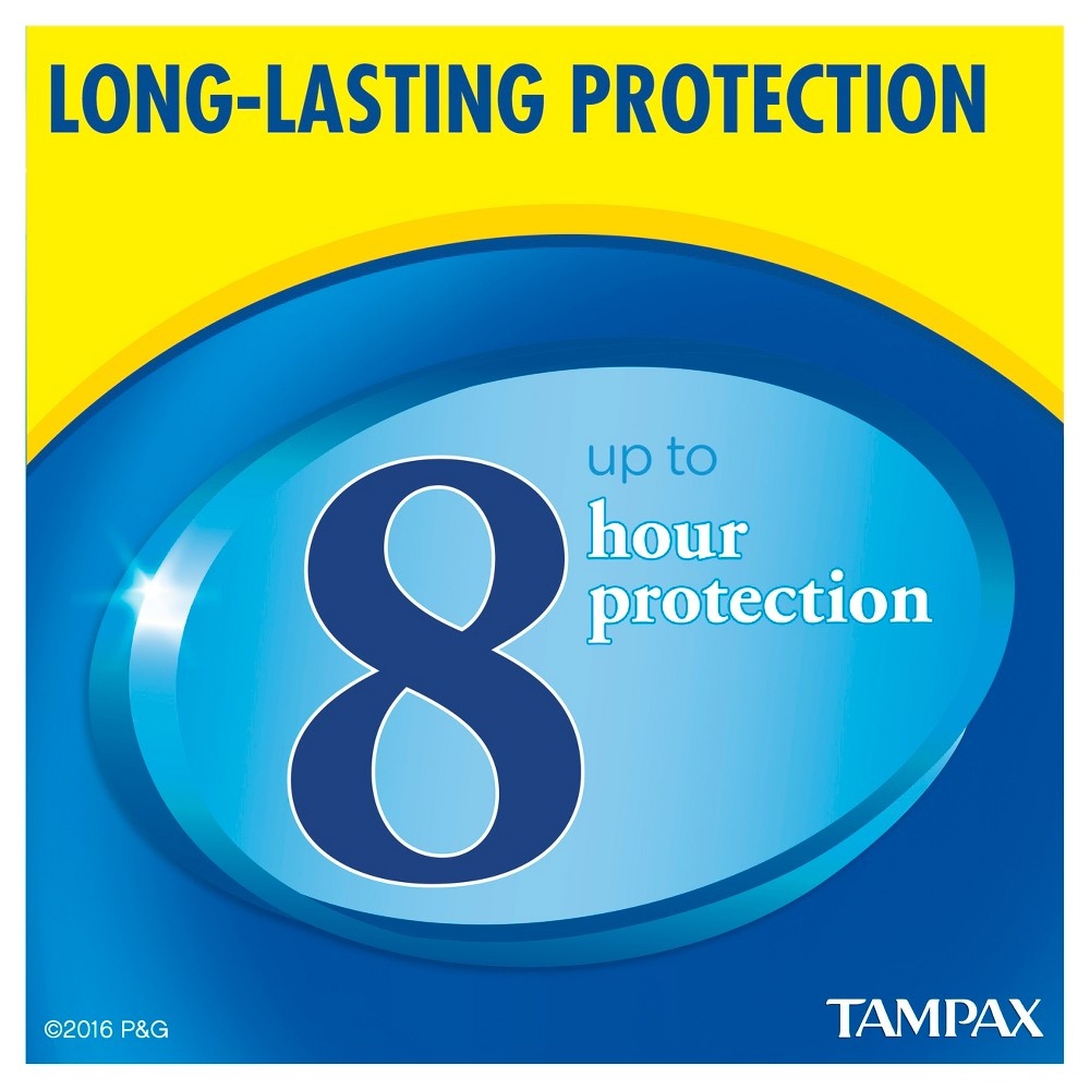 slide 11 of 11, Tampax Anti-Slip Grip Cardboard Applicator Regular Absorbency Tampons, 40 ct