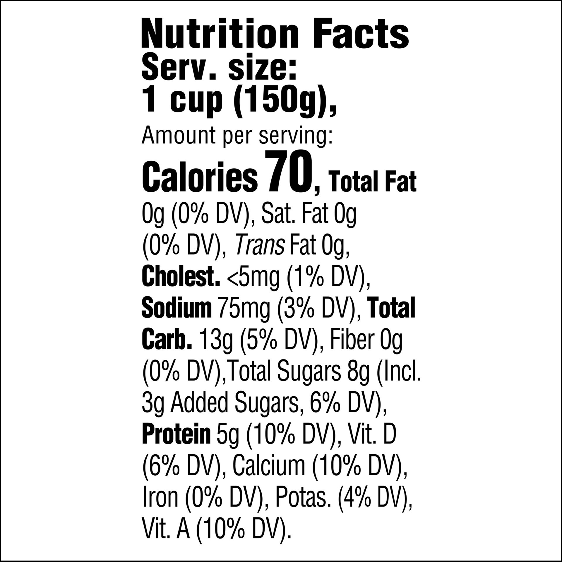 slide 3 of 5, Light + Fit Dannon Light + Fit Blueberry Original Nonfat Yogurt, 0 Fat and 70 Calories, Creamy and Delicious Blueberry Yogurt, 5.3 OZ Cup, 5.3 oz