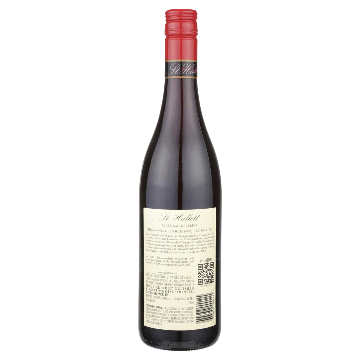 slide 3 of 5, St. Hallett Gamekeepers, 750 ml