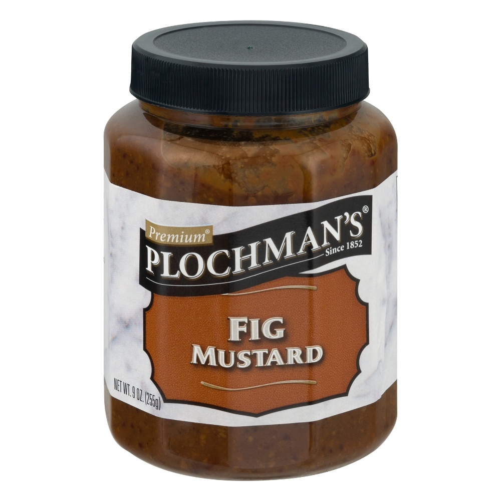 slide 1 of 1, Plochman's Fig Mustard, 9 oz