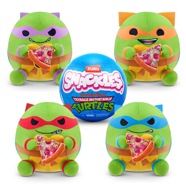 slide 28 of 29, Snackles 5 inch Plush Teenage Mutant Ninja Turtles Edition by ZURU, 1 ct